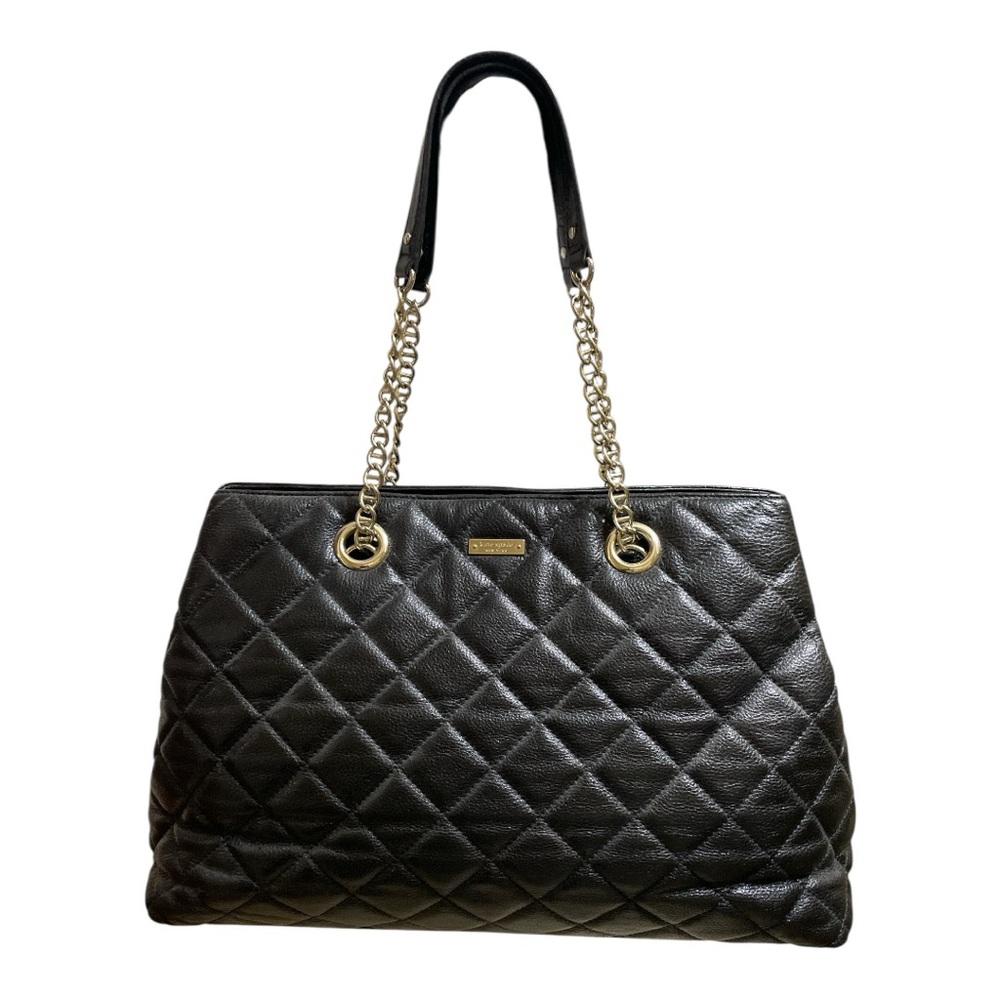 Kate Spade Black Quilted Leather Handbag